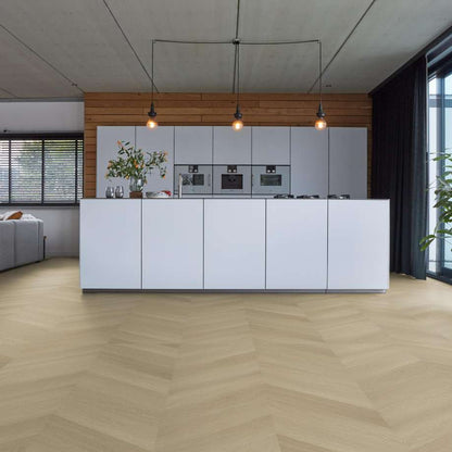 Floorlife YUP Fulham chevron dryback natural oak