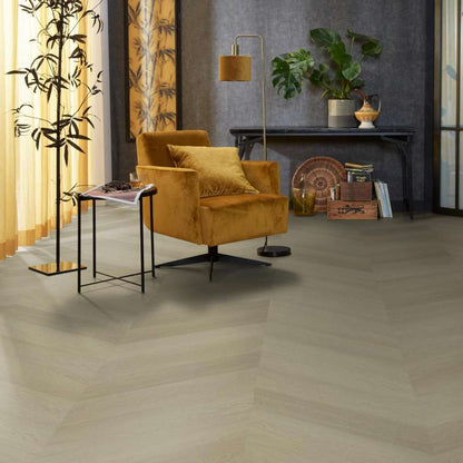 Floorlife YUP Fulham chevron dryback smoky