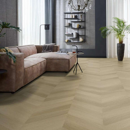 Floorlife YUP Fulham chevron dryback warm oak