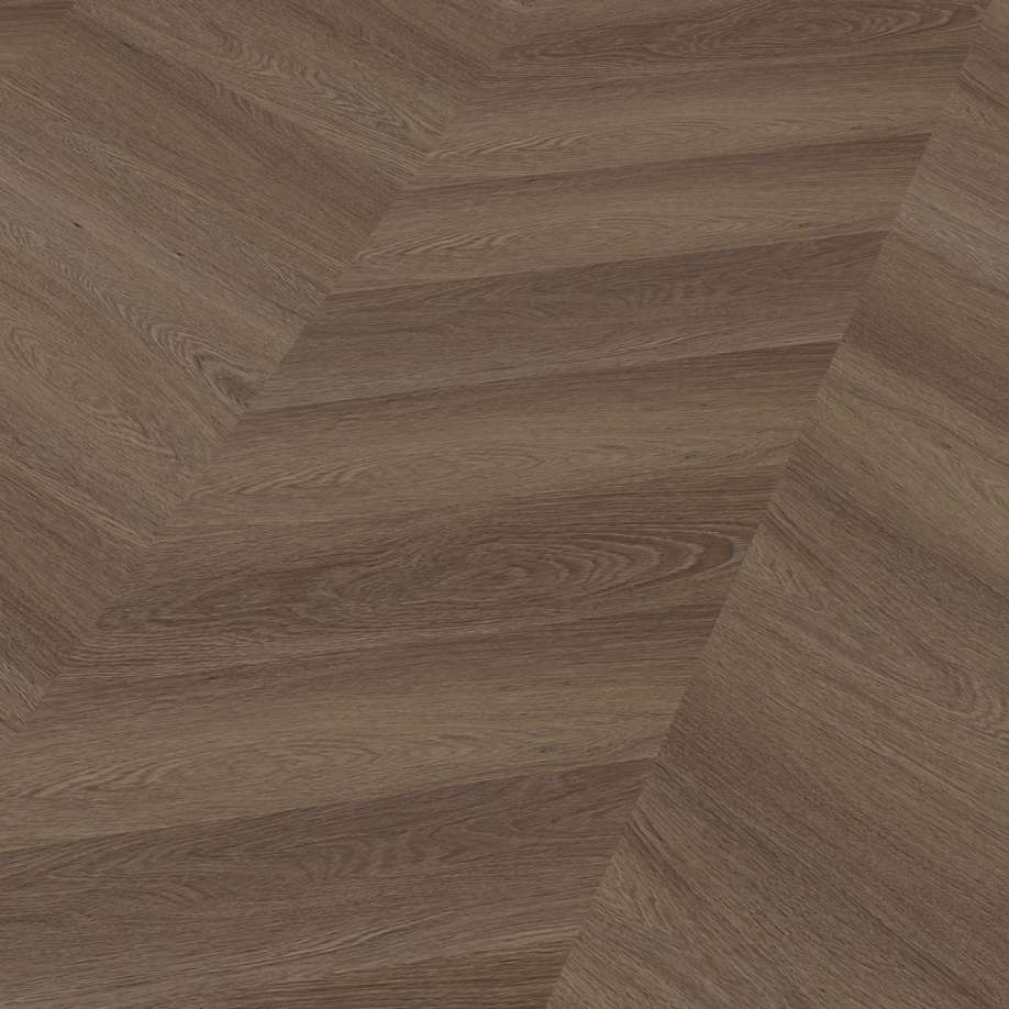 Floorlife YUP Fulham chevron dryback brown