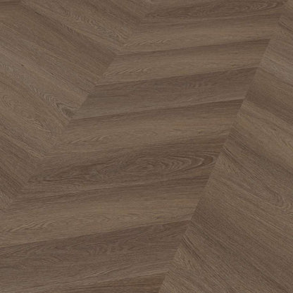 Floorlife YUP Fulham chevron dryback brown