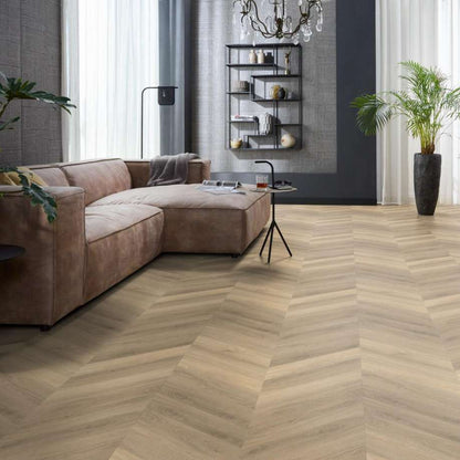 Floorlife YUP Chevron dryback beige
