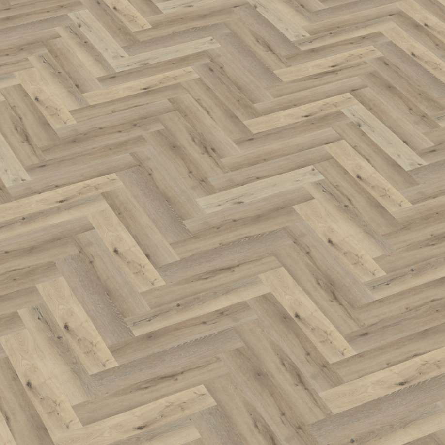 Floorlife YUP Herringbone dryback light oak
