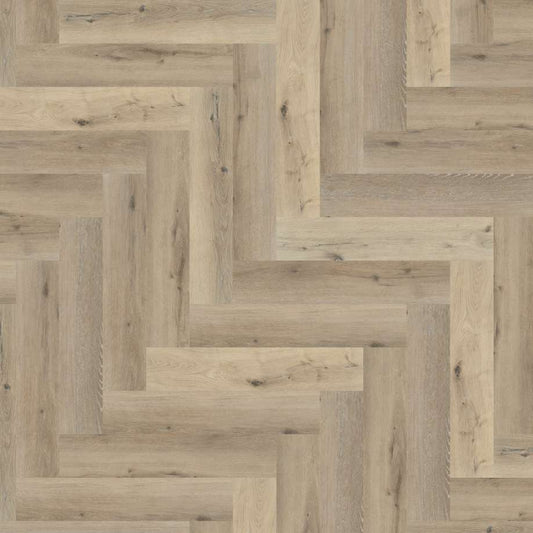 Floorlife YUP Herringbone dryback light oak