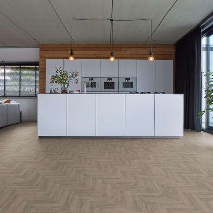 Floorlife YUP Herringbone dryback smoky
