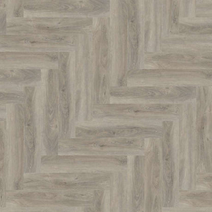 Floorlife YUP Herringbone dryback light grey
