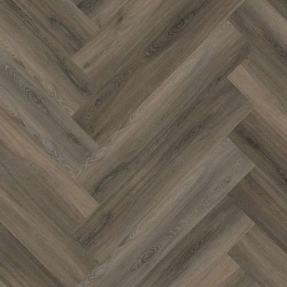 Floorlife YUP Herringbone dryback dark grey