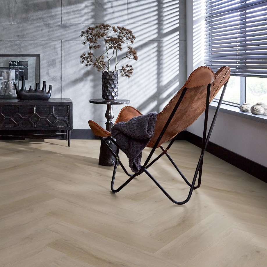 Floorlife YUP Leyton herringbone click SRC light oak