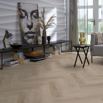Floorlife YUP Leyton herringbone click SRC light oak