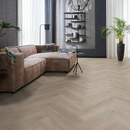 Floorlife YUP Leyton herringbone click SRC light oak