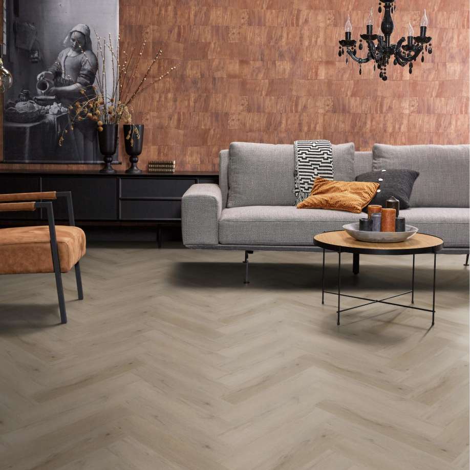 Floorlife YUP Leyton herringbone click SRC light oak
