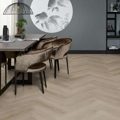 Floorlife YUP Leyton herringbone click SRC light oak