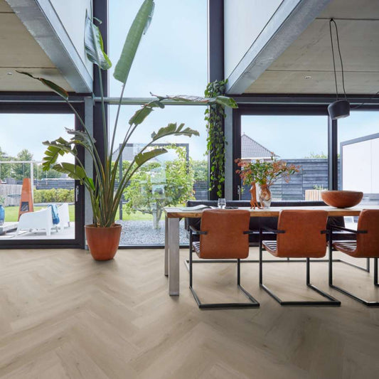 Floorlife YUP Leyton herringbone click SRC light oak