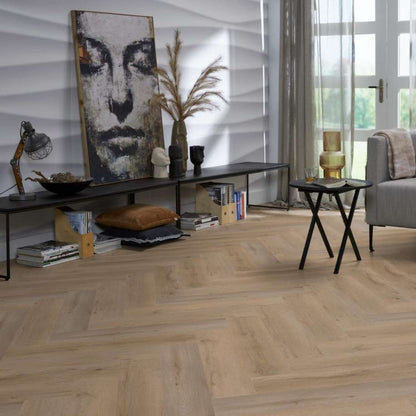 Floorlife YUP Leyton herringbone click SRC smoky