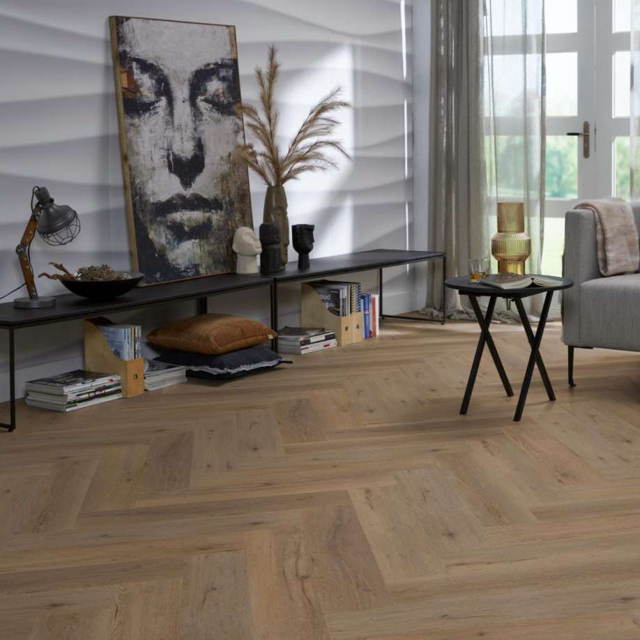 Floorlife YUP Leyton herringbone click SRC natural oak