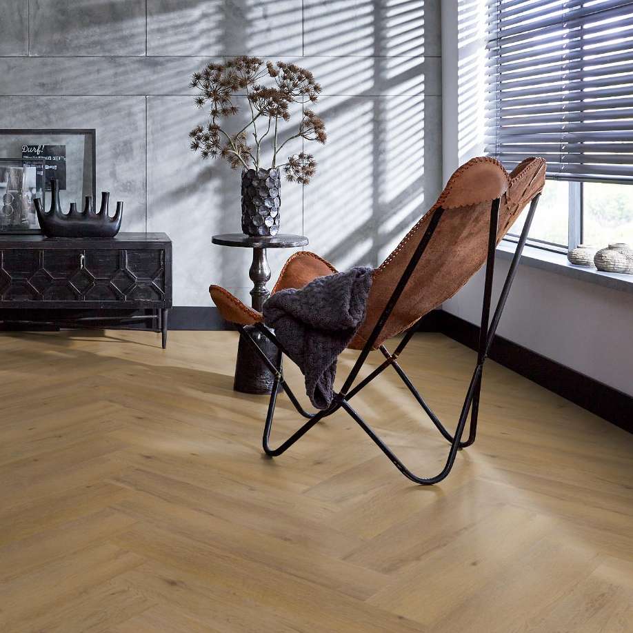 Floorlife YUP Leyton herringbone click SRC dark oak