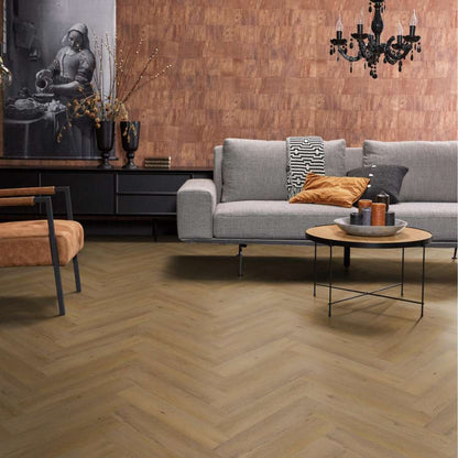 Floorlife YUP Leyton herringbone click SRC dark oak