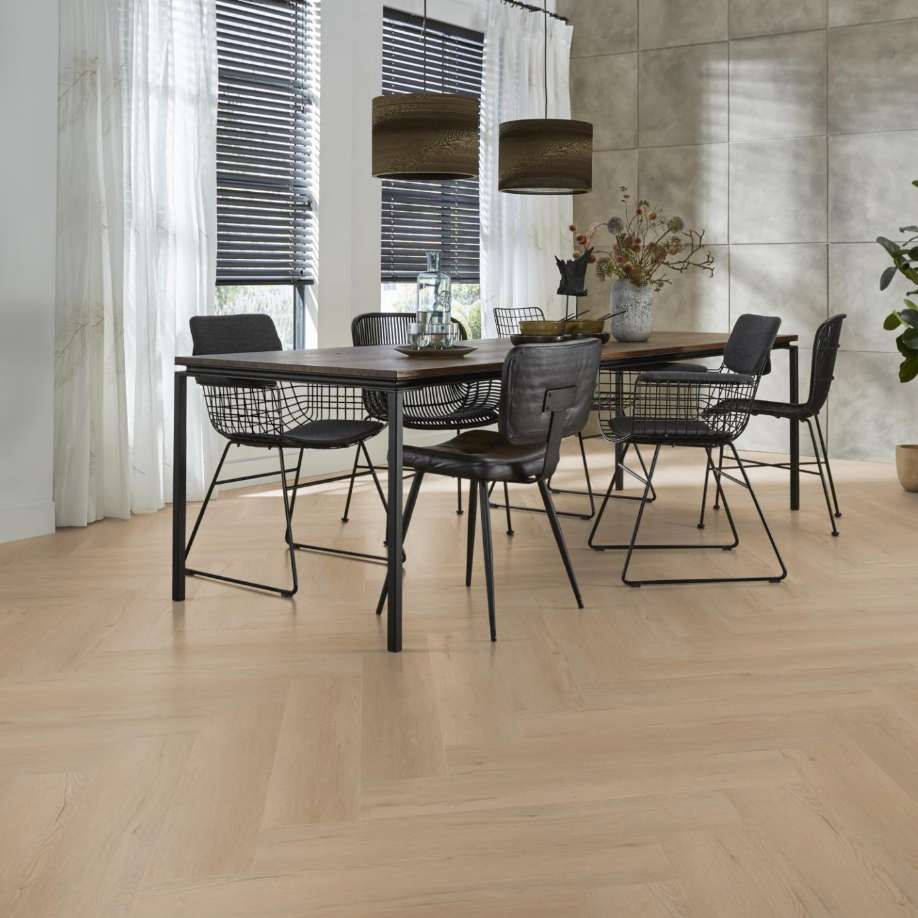 Floorlife YUP Leyton herringbone click SRC beige