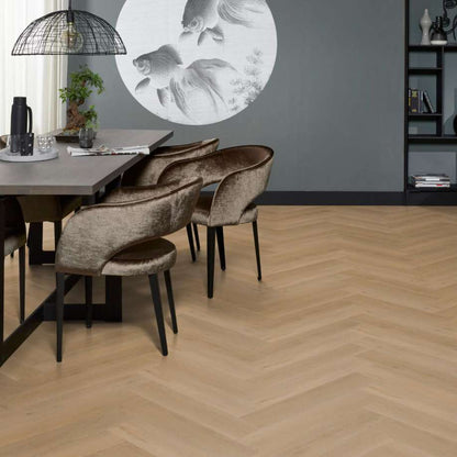 Floorlife YUP Leyton herringbone click SRC warm oak
