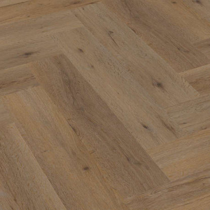 Floorlife YUP Leyton herringbone dryback smoky