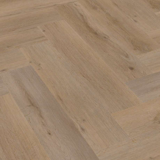 Floorlife YUP Leyton herringbone dryback natural oak