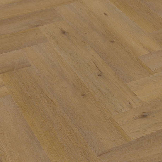 Floorlife YUP Leyton herringbone dryback dark oak