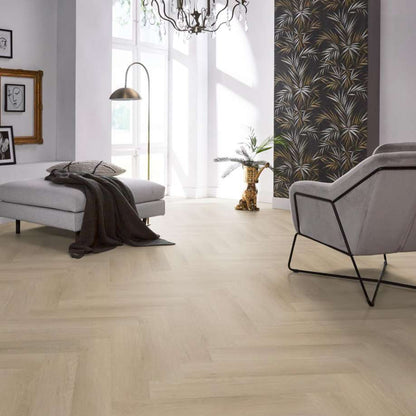 Floorlife YUP Merton herringbone click beige