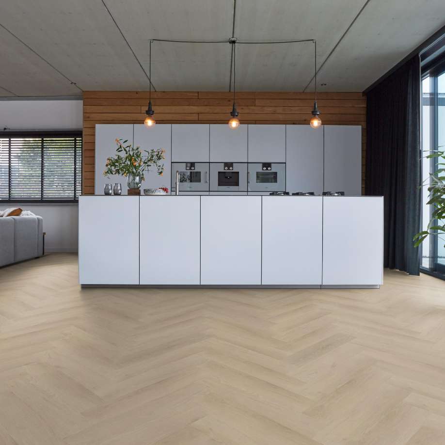 Floorlife YUP Merton herringbone click beige
