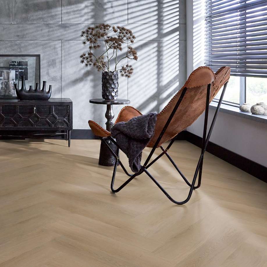 Floorlife YUP Merton herringbone click natural oak