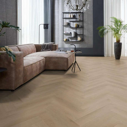 Floorlife YUP Merton herringbone click natural oak