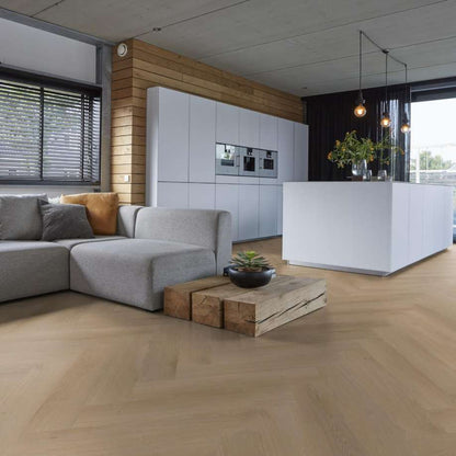 Floorlife YUP Merton herringbone click natural oak