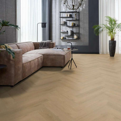 Floorlife YUP Merton herringbone click light oak