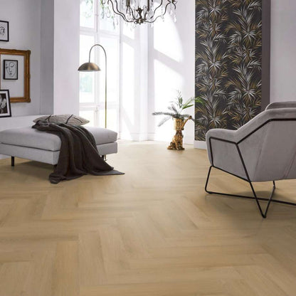 Floorlife YUP Merton herringbone click light oak