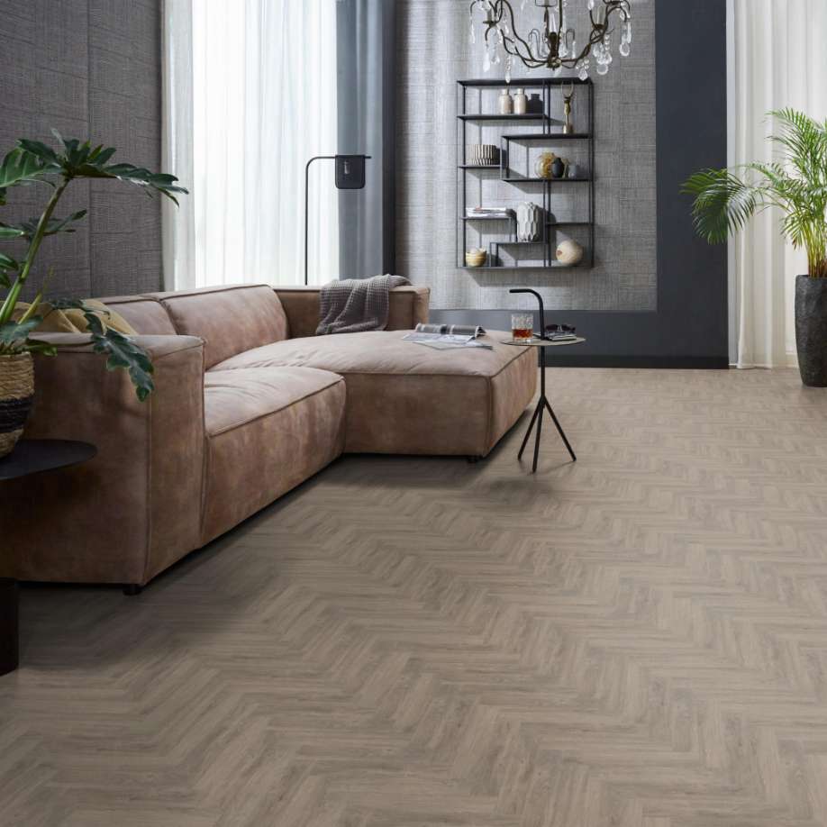 Floorlife YUP herringbone click SRC smoky