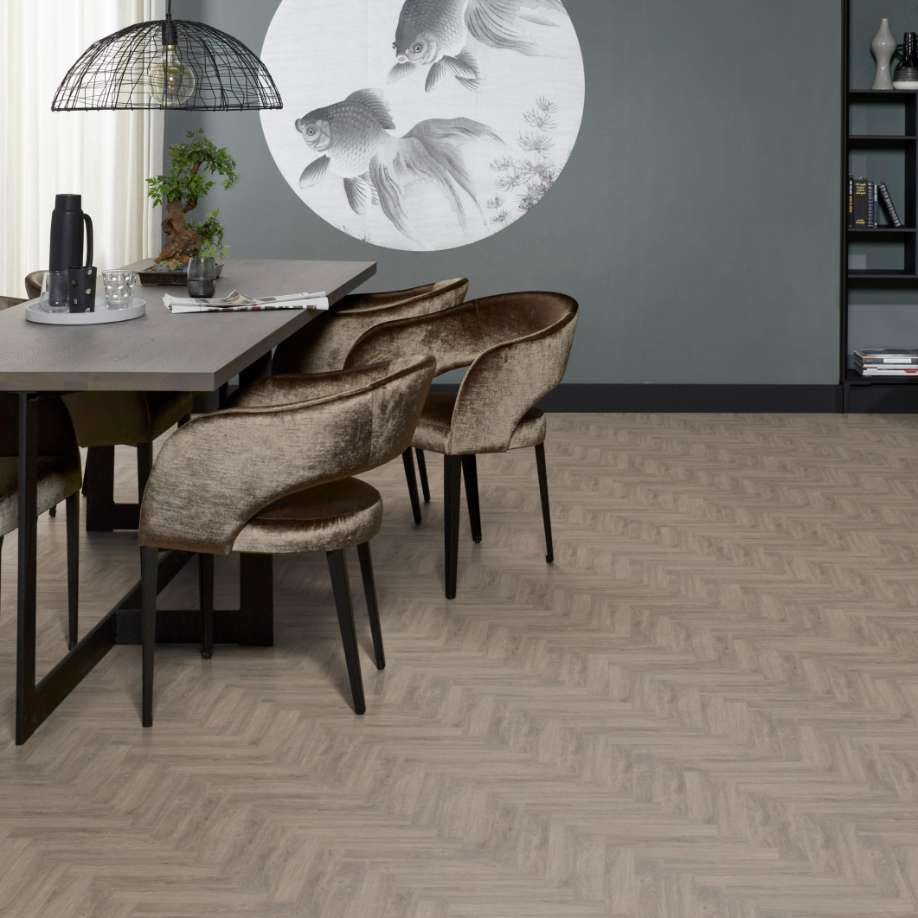 Floorlife YUP herringbone click SRC smoky