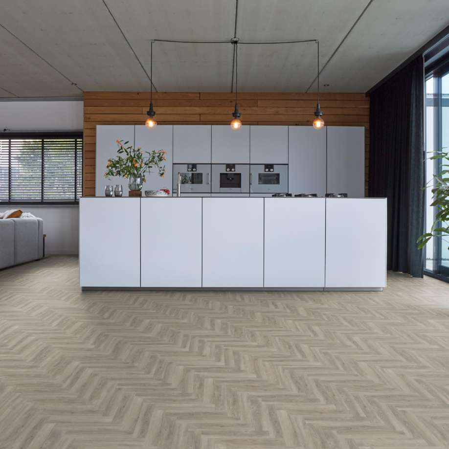 Floorlife YUP herringbone click SRC light grey