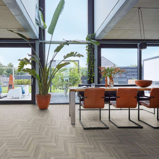 Floorlife YUP herringbone click SRC light grey