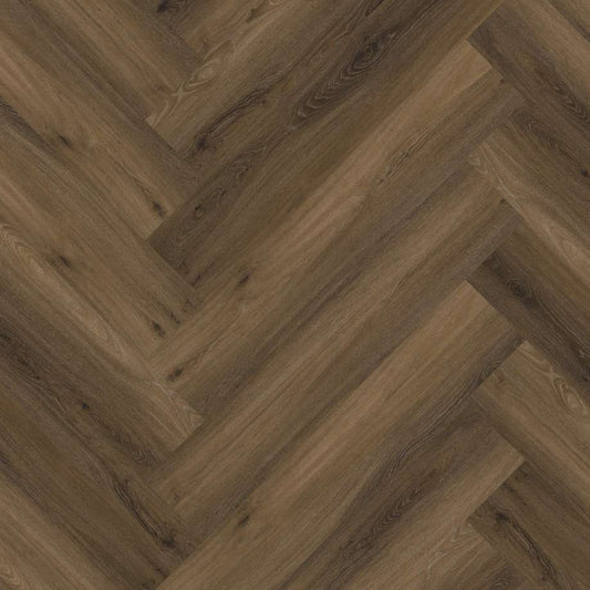 Floorlife YUP herringbone click SRC warm brown