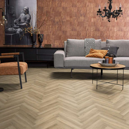Floorlife YUP herringbone click SRC beige