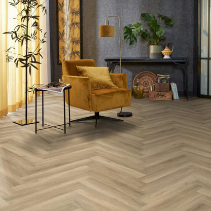 Floorlife YUP herringbone click SRC beige