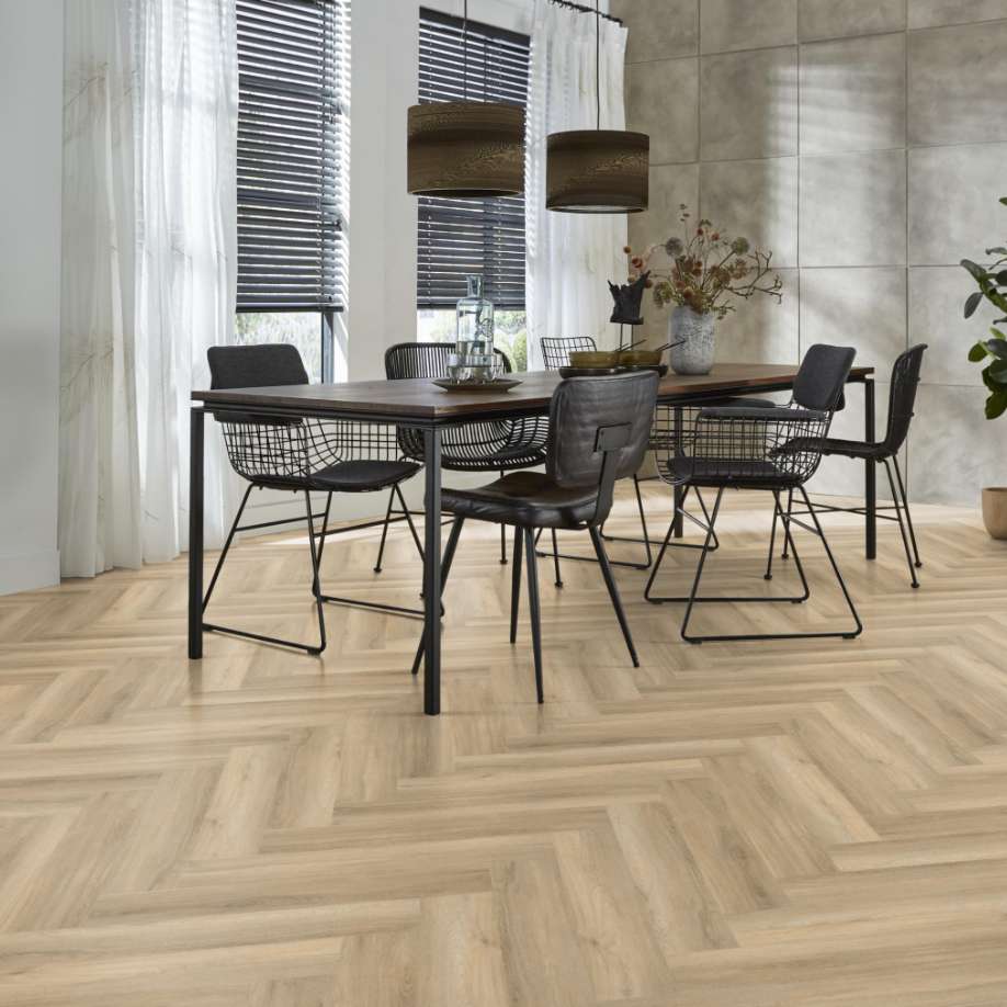 Floorlife YUP herringbone click SRC beige